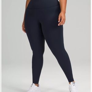 Brand new Lululemon Wunder Under 28” Black Tights Sz 20